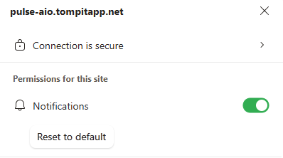 Edge site permissions